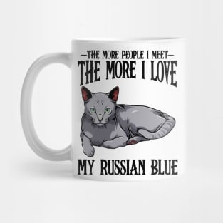 Russian Blue Cat Mug